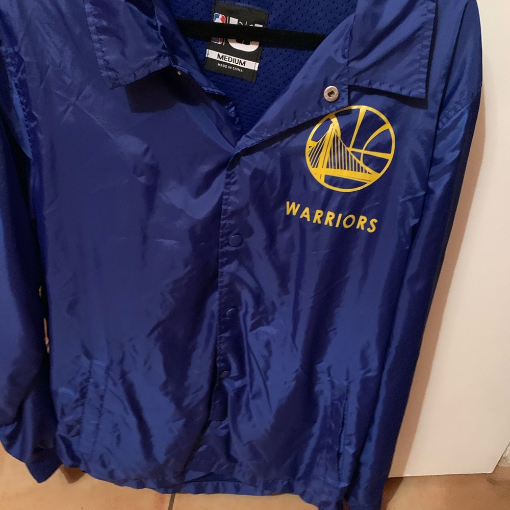 NBA golden state warriors windbreaker sweater